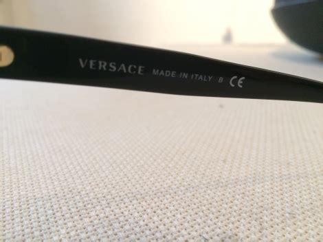 versace glasses serial number check